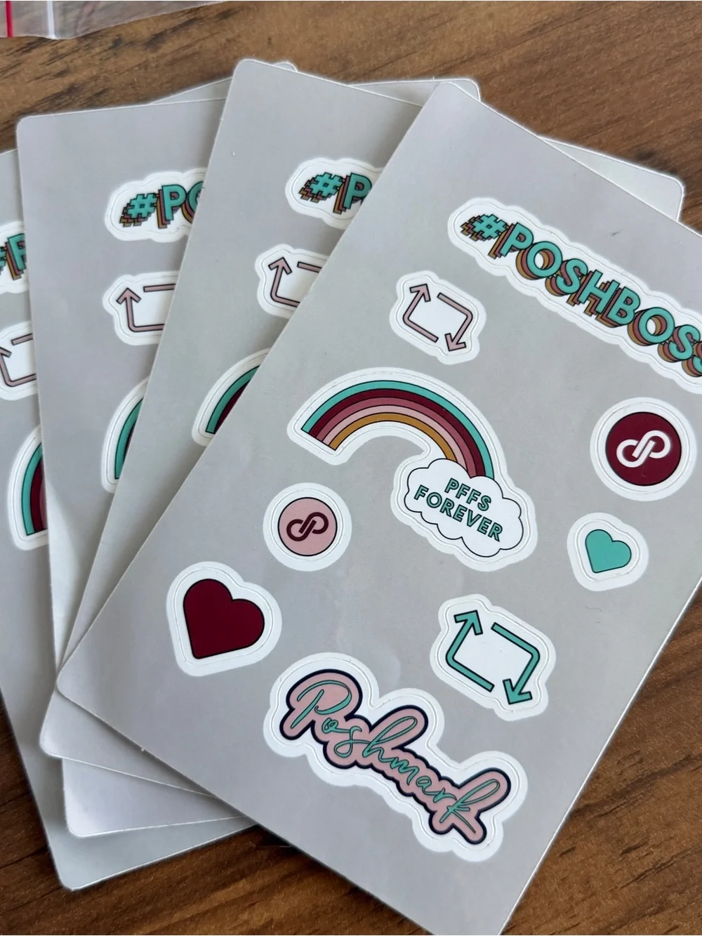Poshmark swag Kit - stickers buttons keychain popsocket posh swag